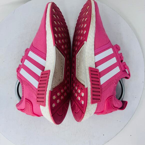 Adidas NMD R1 Running Shoes Sneakers Lace Up Low Top FX7073 Pink Womens Size 7.5 - Picture 8 of 10